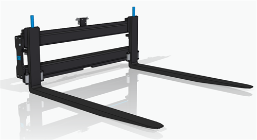 Bobcat- Hydrauliskt Gaffelställ#5 Ton, 1600/1200mm